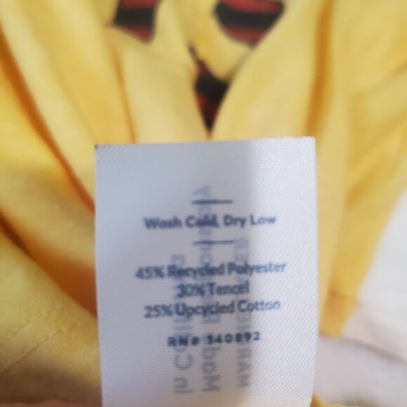 Re- Spun by Marine Layer womens tee shirt Sz small yellow graphic short sleeve - Picture 7 of 12